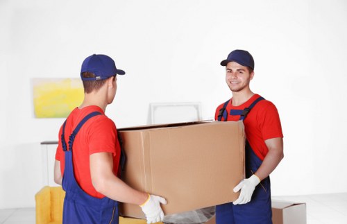 Organised storage boxes in a Motspurpark facility