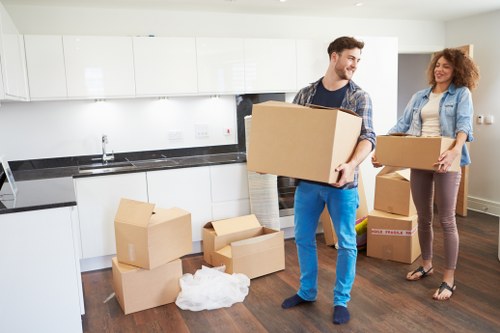 Clean and secure furniture storage facility in Motspurpark